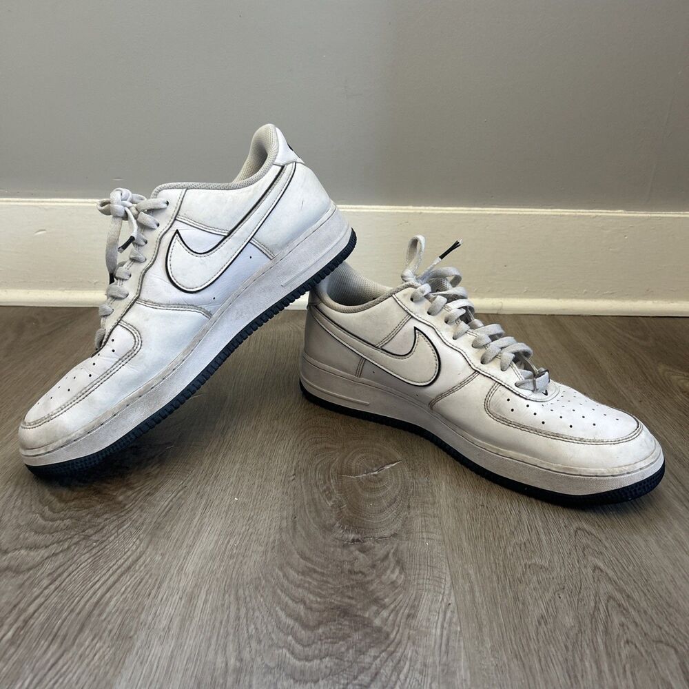 Nike Air Force 1  07 Low Mens 14 Casual Shoes White Swoosh Sneakers DV0788-103